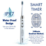 echargeable Electric Toothbrush Set for Adults and Kids - 3 Modes