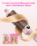 1.5 inch Heated Round Brush for Blowout Look and Wavytalk