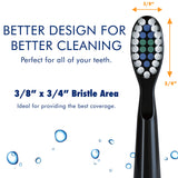 echargeable Electric Toothbrush Set for Adults and Kids - 3 Modes