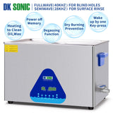 Ultrasonic Cleaner with Digital Timer and Basket for Coins