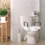 Toilet Seat and Elevated Commode Booster Seat Riser