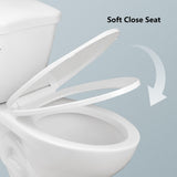 Toilet for Bathrooms Comfortable, Power Flush