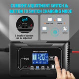 20-Amp Smart Battery Charger,12V/20A and 24V/10A.Lithium,Lifepo4,Lead-Acid(AGM/Gel/SLA..)