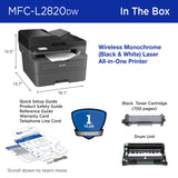 Brother MFC-L2820DW Wireless Compact Monochrome All-in-One Laser Printer