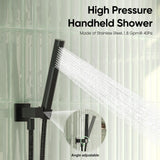 Tub Spout,Blak Bathtub Shower Faucet Set