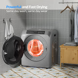 Portable Clothes Dryer, 3.5 Cu.Ft High End Front Load Tumble Laundry