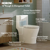 Toilet, Water Sensed, Water Saving Toilet 0.8/1.26 GPF, MAP