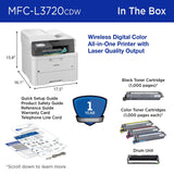 Wireless Digital Color All-in-One Printer with Laser Quality Output, Copy, Scan, Fax