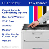 Wireless Compact Digital Color Printer with Laser Quality Output, Duplex