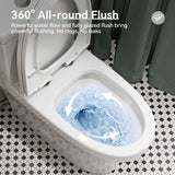 Toilet with Soft Close Seat, High-Efficiency Supply, Standard Bathroom