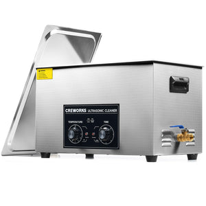 with Heater and Timer, 7.9 Gallon Ultrasonic Cleaning Machine