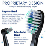 echargeable Electric Toothbrush Set for Adults and Kids - 3 Modes