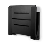 Folding Wall Mount Shower Bench Seat with Matte Black Frame