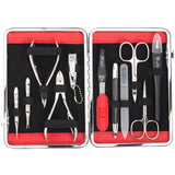 11 piece manicure pedicure grooming kit set