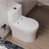 Toilet with Soft Close Toilet Seat, 12'' Rough-In Toilet