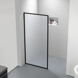 Shower Door Shower Screen Panel in Matte Black