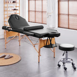 Massage Bed Wide Tattoo Table with Bolster & Carrying Bag