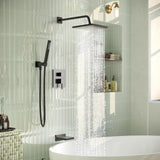 Tub Spout,Blak Bathtub Shower Faucet Set