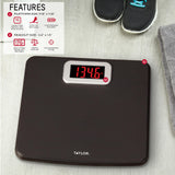 Digital Scales, 400 LB Capacity, Carbon Fiber Anti-slip Mat