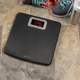 Digital Scales, 400 LB Capacity, Carbon Fiber Anti-slip Mat