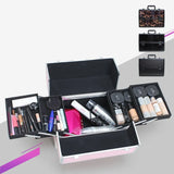 Toiletry Cosmetic Suitcase Large Professional Makeup Organizer