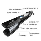 Steam Hair Straightener Professional Steam Straightener Flat Iron Straightening Iron Brush