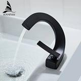 Basin Faucets Modern Bathroom Mixer Tap Brass Washbasin Faucet Single