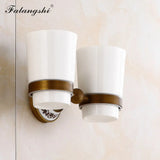 Porcelain Base Bathroom Hardware Set Towel Rack Toothbrush Holder Toilet