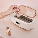 Ultrasonic Cleaner Multifunctional Portable Glasses Jewelry Denture Cleaning Machine