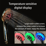 Led Shower Head Temperature Controlled And Negative Ion Filter