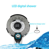 Led Shower Head Temperature Controlled And Negative Ion Filter