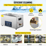 Ultrasonic Cleaner With Double-Frequence Digital Portable Washing Machine