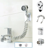 External Shower Hand-held Telescopic Small Nozzle Set Shampoo Head Set