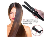 Professional Steam Hair Straightener and Hair Curler 2 in 1  Iron