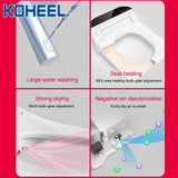 toilet seat cover electronic bidet toilet bowls seat heating clean dry smart toilet lid for bathroom