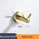 Bathroom Accessories Bath Hardware Set Golden Color Swan Toilet Paper Holder Towel Rack