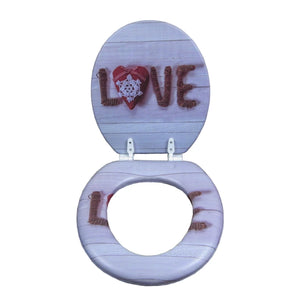 toilet lid  L0VE pattern soft toilet seat warm  high quality toilet seat