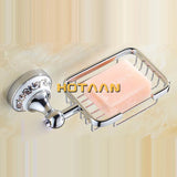 Stainless Steel Bathroom Towel Rack and Toilet Roll Accessories Set