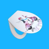 Toilet lid cover standard closing 2020  high quality colorful  toilet seat