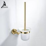 Bathroom Accessories Bath Hardware Set Golden Color Swan Toilet Paper Holder Towel Rack