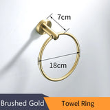 Bathroom Accessories Bath Hardware Set Golden Color Swan Toilet Paper Holder Towel Rack