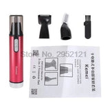 by dhl or ems 100pcs Kemei 3 in 1 Battery Nose and Ear Hair Trimmer