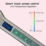 Hair Flat Iron Smart Touch Screen Hair Straightener