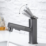 Bathroom Faucet Can Be Pulled and Rotated Bathroom Sink Faucet
