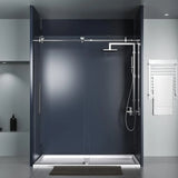 Shower Door, 56-60 in, Bathroom Sliding Showers Doors, Clear