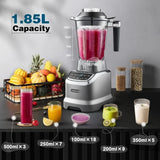 Professional Blender for Kitchen with 600ml Travel bottle, High-Speed Blender