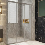 Glass Wall Partition Triple Sliding Shower Door, Hot Sale, Bathroom