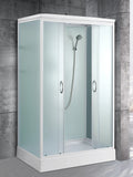 Shower Room Bathroom Integrated Toilet Bath Room Sliding Door Glass