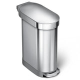 45 Liter / 12 Gallon Slim Hands-Free Kitchen Step Trash Can