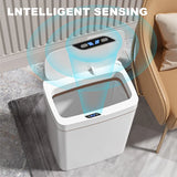 15/18L Smart Sensor Bathroom Trash Can Automatic Waste Garbage Bin